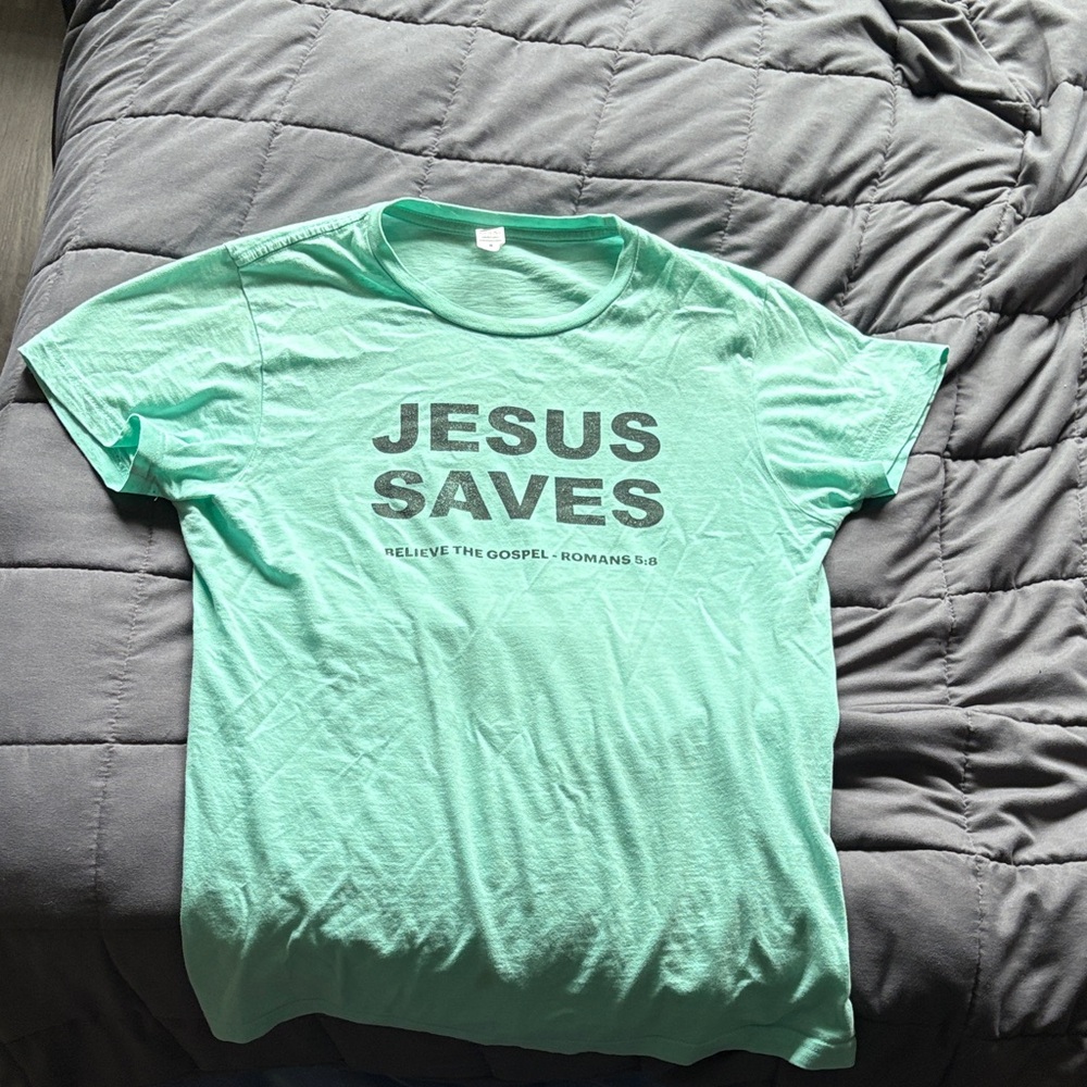 Mint Green Graphic T-Shirt